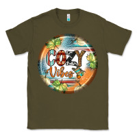 Army Green cozy vibes earrings Classic Tee - BundleAndBundleShop
