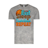 Cloud Rock eat sleep basketball repeat Vintage Tee - HRA Design Shop