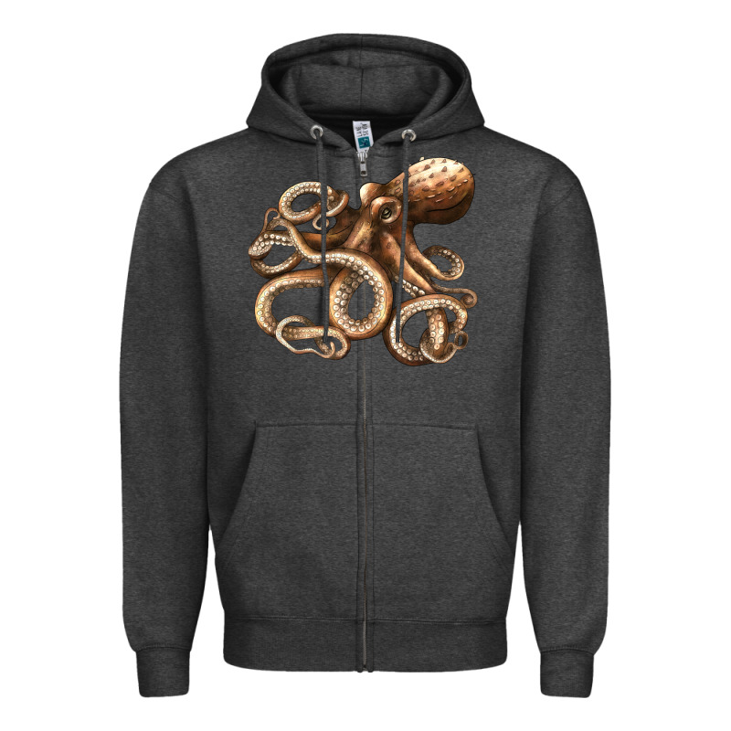 Octopus Zipper Hoodie by LillyAllenDesigns | Teevron