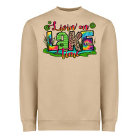 Mushroom living on lake time Heavyweight Sweatshirt - Zillion Design Studio