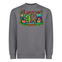 Storm living on lake time Heavyweight Sweatshirt - Zillion Design Studio
