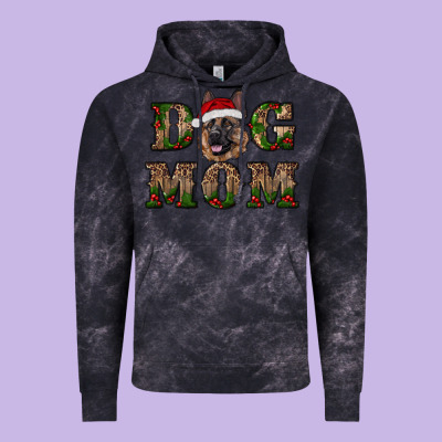 Chriistmas Dog Mom With German Shepherd Vintage Hoodie Designed By Ranaportraitstore