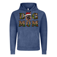 Vintage Denim chriistmas dog mom with german shepherd Vintage Hoodie - RanaPortraitStore