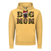Vintage Mustard chriistmas dog mom with german shepherd Vintage Hoodie - RanaPortraitStore