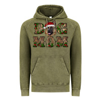 Vintage Olive chriistmas dog mom with german shepherd Vintage Hoodie - RanaPortraitStore