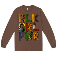 Chestnut black girl power Long Sleeve Tee - BundleAndBundleShop