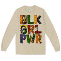 Mushroom black girl power Long Sleeve Tee - BundleAndBundleShop