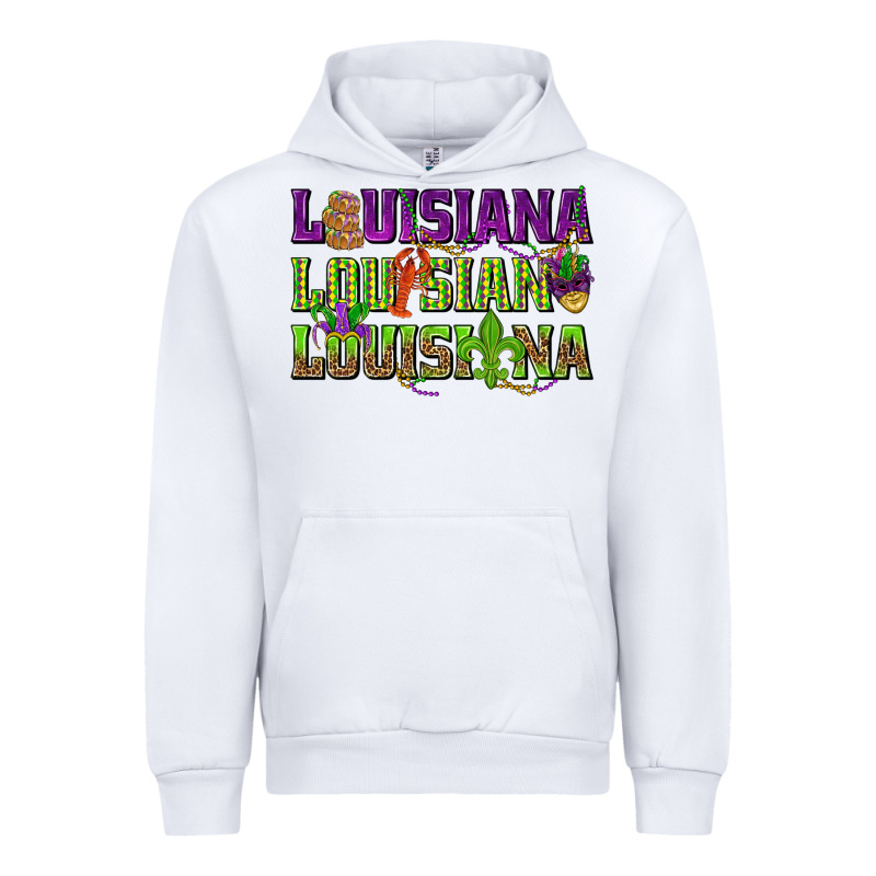 Louisiana Mardi Gras Urban Hoodie by NancyCooperArtShop | Teevron