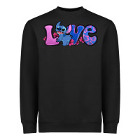 Black love stitch Heavyweight Sweatshirt - Zillion Design Studio