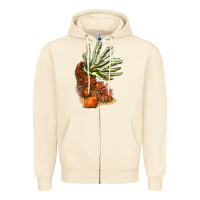 Sandshell Coral Reef Zipper Hoodie - LillyAllenDesigns
