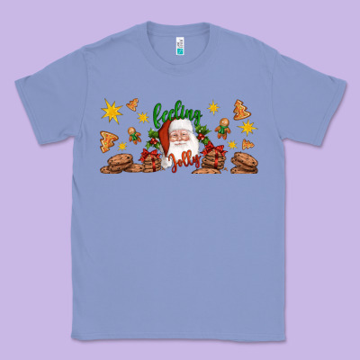 Christmas Feeling Jolly Santa Classic Tee Designed By Artiststas