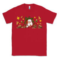 Red Christmas feeling jolly santa Classic Tee - Artiststas
