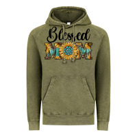 Vintage Olive blessed mom Vintage Hoodie - RanaPortraitStore