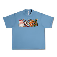 Pebble Blue coffee cup santa cassette cookie Urban Heavy Tee - FaDigitalArtStudio
