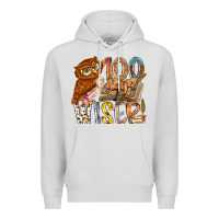 Dove Grey 100 days wiser Premium Hoodie - RacoonDesign