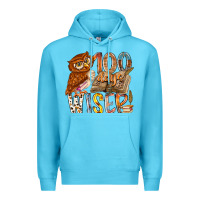 Ocean Blue 100 days wiser Premium Hoodie - RacoonDesign