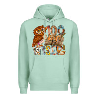 Seafoam 100 days wiser Premium Hoodie - RacoonDesign
