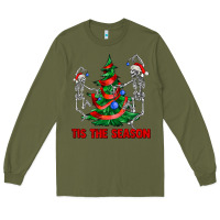 Army Green tis the season Long Sleeve Tee - AdoDesignShop