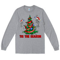 Heather Grey tis the season Long Sleeve Tee - AdoDesignShop