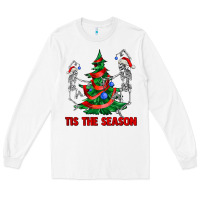 White tis the season Long Sleeve Tee - AdoDesignShop
