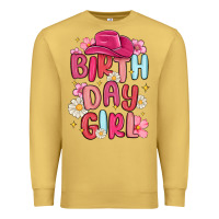 Antique Gold birthday girl Premium Sweatshirt - MaliasSmallBusiness
