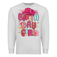 Dove Grey birthday girl Premium Sweatshirt - MaliasSmallBusiness