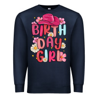 Navy birthday girl Premium Sweatshirt - MaliasSmallBusiness