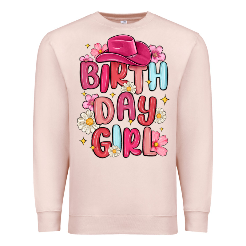 Birthday Girl Premium Sweatshirt by MaliasSmallBusiness | Teevron
