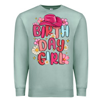 Seafoam birthday girl Premium Sweatshirt - MaliasSmallBusiness