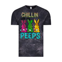 Cloud Black Chillin with my peeps Ester Day Vintage Tee - Neo Western