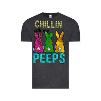 Vintage Black Chillin with my peeps Ester Day Vintage Tee - Neo Western