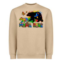 Mama Bear Autism Heavyweight Sweatshirt | Teevron