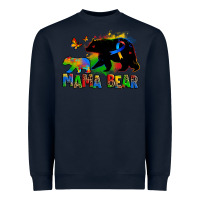 Navy mama bear autism Heavyweight Sweatshirt - Zillion Design Studio