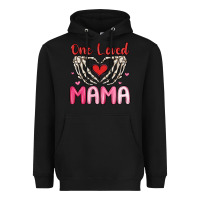 Black one loved mama Heavyweight Hoodie - MaliasSmallBusiness