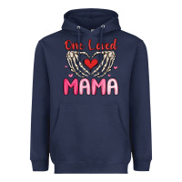 Navy one loved mama Heavyweight Hoodie - MaliasSmallBusiness
