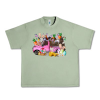 Oil Green easter day farm animals truck Urban Heavy Tee - RacoonDesign