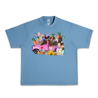 Pebble Blue easter day farm animals truck Urban Heavy Tee - RacoonDesign