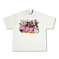 Pistachio easter day farm animals truck Urban Heavy Tee - RacoonDesign