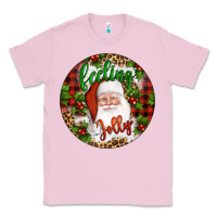 Bubblegum Pink Christmas feeling jolly santa Classic Tee - Artiststas