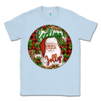Dusty Blue Christmas feeling jolly santa Classic Tee - Artiststas