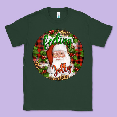Christmas Feeling Jolly Santa Classic Tee Designed By Artiststas