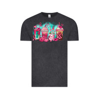 Vintage Black breast cancer  coffee cups Vintage Tee - AdoDesignShop