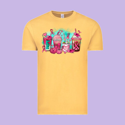 Breast Cancer  Coffee Cups Vintage Tee Designed By Adodesignshop