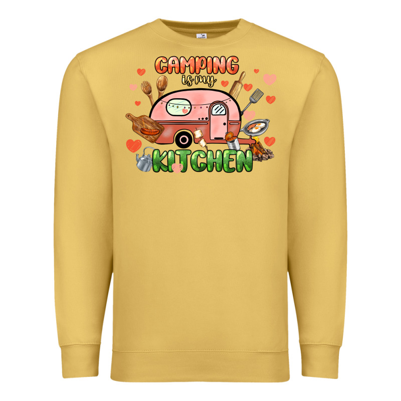 Camping Is My Kitchen Premium Sweatshirt by NancyCooperArtShop | Teevron