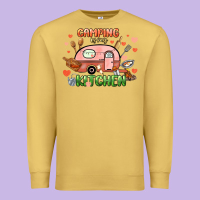 Camping Is My Kitchen Premium Sweatshirt Designed By Nancycooperartshop