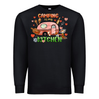 Black camping is my kitchen Premium Sweatshirt - NancyCooperArtShop