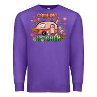 Purple camping is my kitchen Premium Sweatshirt - NancyCooperArtShop