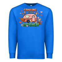 True Royal camping is my kitchen Premium Sweatshirt - NancyCooperArtShop