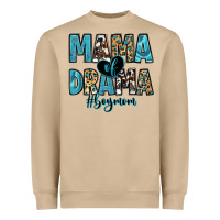 Mama Of Drama Boy Mom Heavyweight Sweatshirt | Teevron