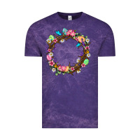 Cloud Purple Crown of thorns Easter Day Vintage Tee - Neo Western
